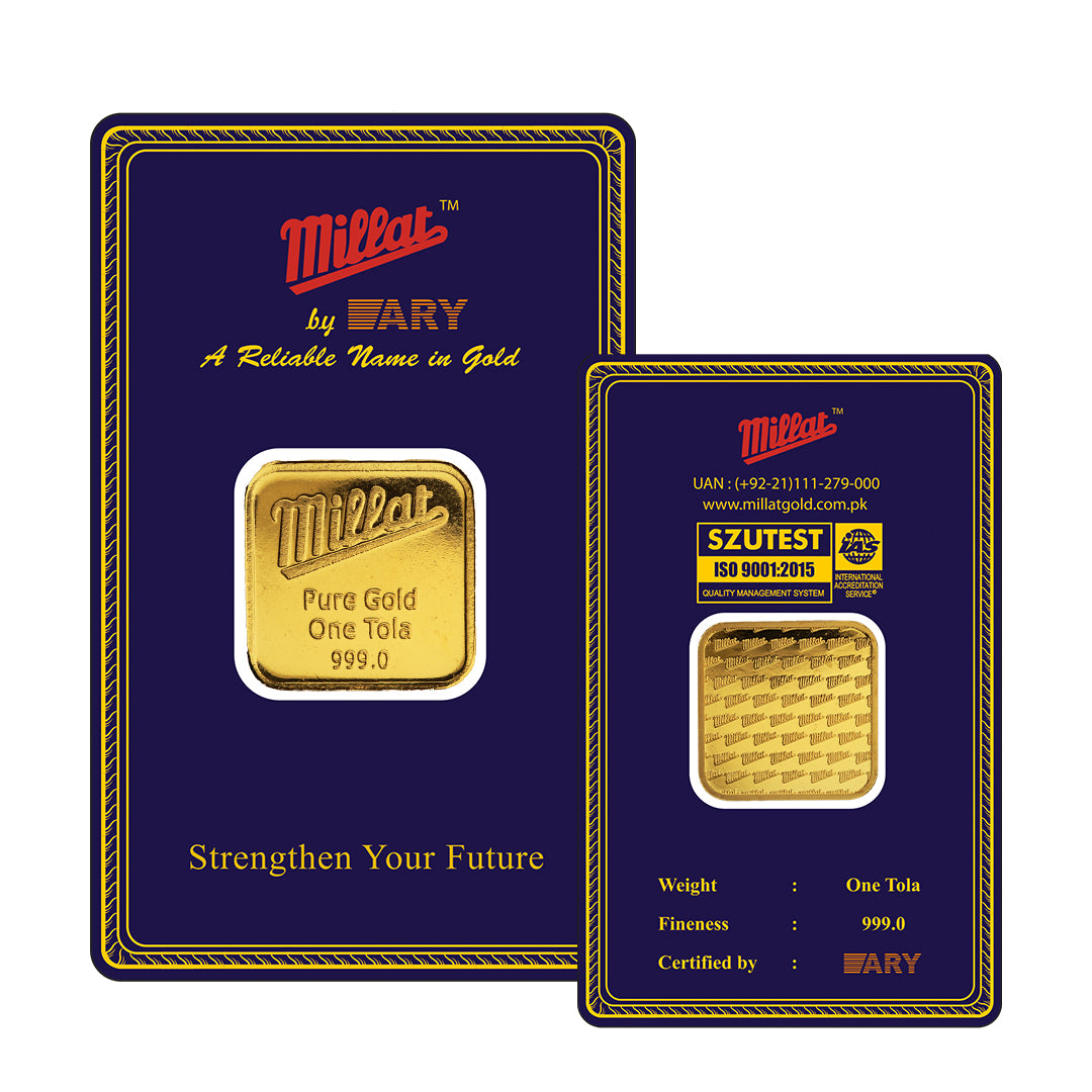 Gold Bar 1 Tola Pure 999